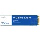 Твердотельный накопитель M.2 250Gb, Western Digital Blue SA510, SATA3 (WDS250G3B0B)