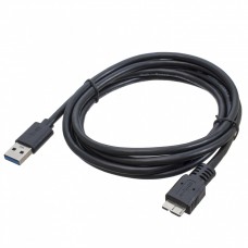 Кабель USB - micro USB 1.8 м Patron Black, USB 3.0 (PN-USB3-MICRO)