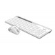 Комплект A4Tech Fstyler FB2535C, Icy White, клавіатура+миша, USB