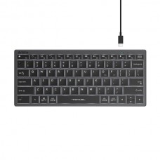 Клавиатура A4tech FX61 Grey, Fstyler keyboard, USB, белая подсветка