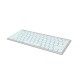 Клавиатура A4tech FX61 White, Fstyler keyboard, USB, голубая подсветка