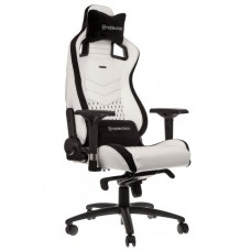Игровое кресло Noblechairs EPIC, White/Black (NBL-PU-WHT-001)