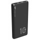 Универсальная мобильная батарея 10000 mAh, Silicon Power QP15, Black, 18 Вт (SP10KMAPBKQP150K)