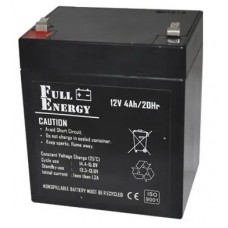 Батарея для ДБЖ 12В 4Ач Full Energy, FEP-124, ШхДхВ 90х70х106