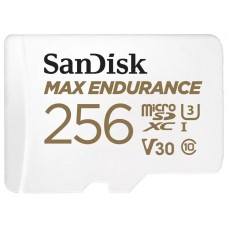 Карта пам'яті microSDXC, 256Gb, SanDisk Max Endurance, SD адаптер (SDSQQVR-256G-GN6IA)