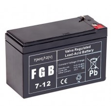 Батарея для ИБП 12В 7Ач VRLA 64x94x150 (ШхВхД) FGB7-12 EMU