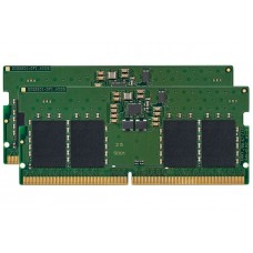 Память SO-DIMM, DDR5, 16Gb x 2 (32Gb Kit), 4800 MHz, Kingston (KVR48S40BS8K2-32)
