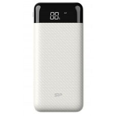 Универсальная мобильная батарея 10000 mAh, Silicon Power GP28, White (SP10KMAPBKGP280W)
