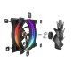 Вентилятор 120 мм, PcCooler Corona 120 FRGB (Dual Ring), Black, 120х120х25 мм, Hydraulic Bearing