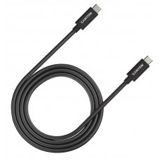 Кабель USB Type-C - USB Type-C 1 м Canyon UC-44, Black, до 240 Вт, чіп E-MARK (CNS-USBC44B)