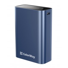 Універсальна мобільна батарея 20000 mAh, ColorWay, Blue, 22.5W (CW-PB200LPG2BL-PDD)