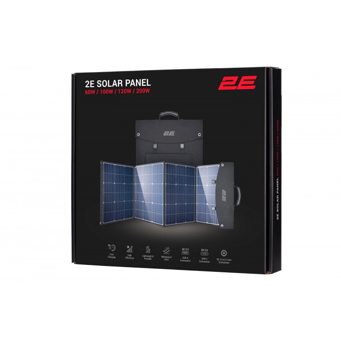 Сонячна панель портативна 2E, 60 Вт (2E-LSFC-60)