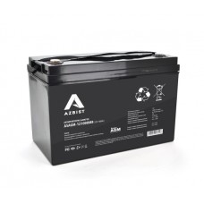 Батарея для ИБП 12В 100Aч AZBIST Super AGM ASAGM-121000M8, ШхДхВ 328x172x215
