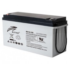 Батарея для ДБЖ 12В 150Aч AGM RITAR DC12-150 Gray, ШхДхВ 495x185x280
