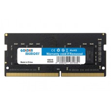 Пам'ять SO-DIMM, DDR4, 16Gb, 2666 MHz, Golden Memory, 1.2V, CL19 (GM26S19S6/16)