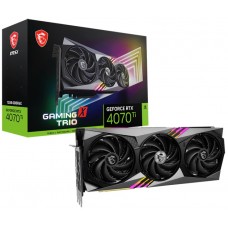 Видеокарта GeForce RTX 4070 Ti, MSI, GAMING X TRIO, 12Gb GDDR6X (RTX 4070 Ti GAMING X TRIO 12G)