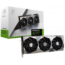 Видеокарта GeForce RTX 4070 Ti, MSI, SUPRIM X, 12Gb GDDR6X (RTX 4070 Ti SUPRIM X 12G)