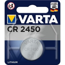 Батарейка CR2450, литиевая, Varta, 1 шт, 3V, Blister (06450101401)