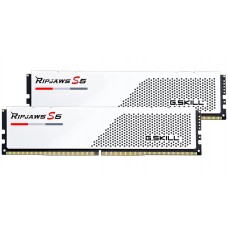 Пам'ять 16Gb x 2 (32Gb Kit) DDR5, 5200 MHz, G.Skill Ripjaws S5, White (F5-5200J3636C16GX2-RS5W)