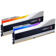 Пам'ять 16Gb x 2 (32Gb Kit) DDR5, 6400 MHz, G.Skill Trident Z5 RGB, Silver (F5-6400J3239G16GX2-TZ5RS)