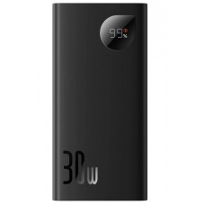 Универсальная мобильная батарея 10000 mAh, Baseus Adaman 2, Black, 30 Вт (PPAD040101)