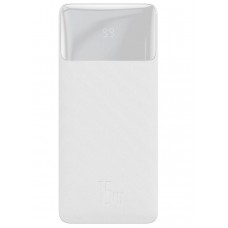 Универсальная мобильная батарея 20000 mAh, Baseus Bipow, White, 15 Вт (PPBD050102)