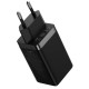 Мережевий зарядний пристрій Baseus 65W GaN5 Pro, Black, 2xTypeC, 1xTypeA, 20V/3.25A