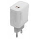 Мережевий зарядний пристрій ColorWay, White, 30 Вт, USB Type-C (CW-CHS038PD-WT)
