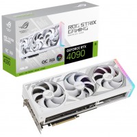 Відеокарта GeForce RTX 4090, Asus, ROG GAMING OC (White), 24Gb GDDR6X (ROG-STRIX-RTX4090-O24G-WHITE)