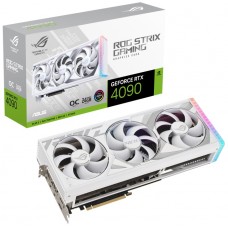Видеокарта GeForce RTX 4090, Asus, ROG GAMING OC (White), 24Gb GDDR6X (ROG-STRIX-RTX4090-O24G-WHITE)