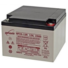 Батарея для ДБЖ 12В 24Ач EnerSys Genesis NP 24-12, Grey, AGM, 166х175х125 мм, 9.07 кг