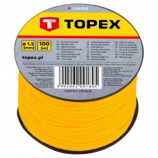 Шнур розмічальний Topex 13A910, 1.8мм х 100м, пластмаса, на котушці