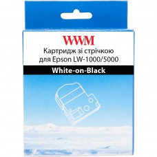 Картридж Epson SD36K, White-on-Black, LW-1000/5000, 36 мм / 8 м, WWM (WWM-SD36K)