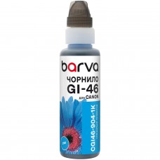 Чернила Barva Canon GI-46, Cyan, 100 мл, пигментные, флакон OneKey (CGI46-904-1K)