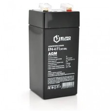 Батарея для ИБП 4В 4Ач Europower, EP4-4F1 AGM, ШхДхВ 47х47x100
