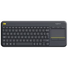 Клавіатура бездротова Logitech K400 Plus, Black (920-007145)