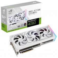 Видеокарта GeForce RTX 4080, Asus, ROG GAMING (White Edition), 16Gb (ROG-STRIX-RTX4080-16G-WHITE)
