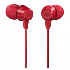 Навушники JBL C50HI, Red, 3.5 мм, мікрофон (JBLC50HIRED)
