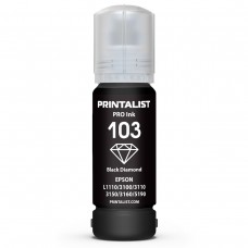 Чорнило Printalist 103, Black, 70 мл, водорозчинне (PL103BK)