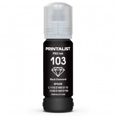 Чернила Printalist 103, Black, 70 мл, водорастворимые (PL103BK)