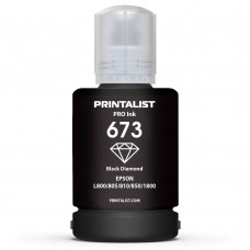 Чорнило Printalist 673, Black, 140 мл, водорозчинне (PL673B)