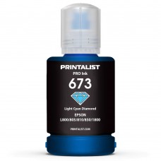 Чернила Printalist 673, Light Cyan, 140 мл, водорастворимые (PL673LC)