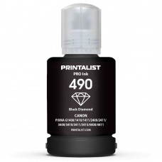 Чорнило Printalist 490 для Canon, Black, 140 мл, пігментне (PL490BP)