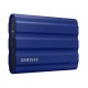 Зовнішній накопичувач SSD, 2Tb, Samsung Portable SSD T7 Shield, Blue (MU-PE2T0R/EU)