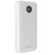 Универсальная мобильная батарея 20000 mAh, Canyon PB-2002, White, 20 Вт (CNE-CPB2002W)