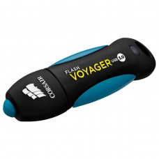 USB 3.0 Flash Drive 64Gb Corsair Voyager, Black/Blue (CMFVY3A-64GB)