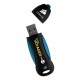 USB 3.0 Flash Drive 256Gb Corsair Voyager, Black/Blue (CMFVY3A-256GB)