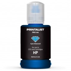 Чернила Printalist HP, универсальные, Cyan, 140 мл, водорастворимые (PL-INK-HP-C)
