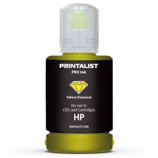 Чернила Printalist HP, универсальные, Yellow, 140 мл, водорастворимые (PL-INK-HP-Y)