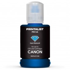 Чорнило Printalist Canon, універсальне, Cyan, 140 мл, водорозчинне (PL-INK-CANON-C)